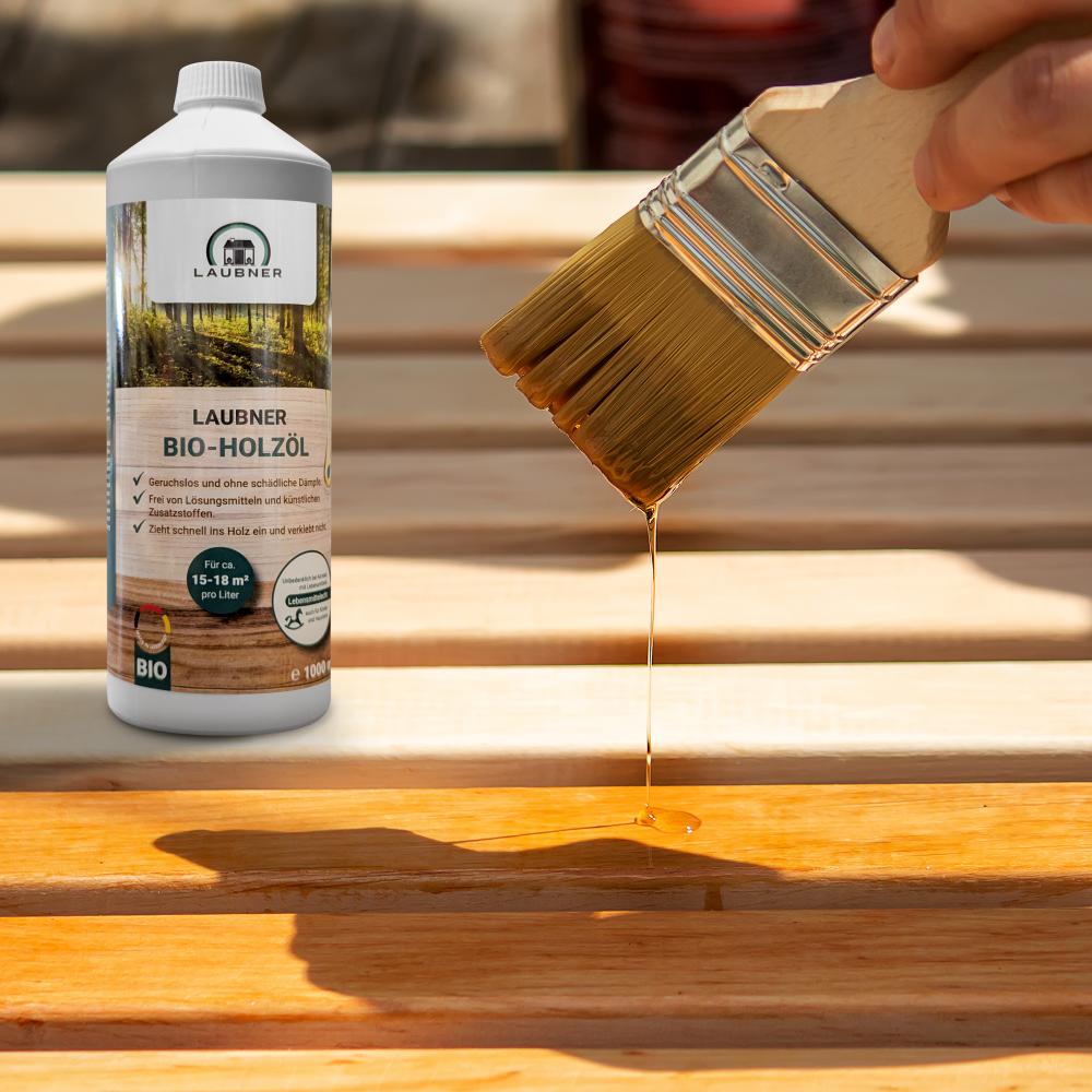 Laubner Bio-Holzöl 1 Liter farblos, lebensmittelecht, geruchslos